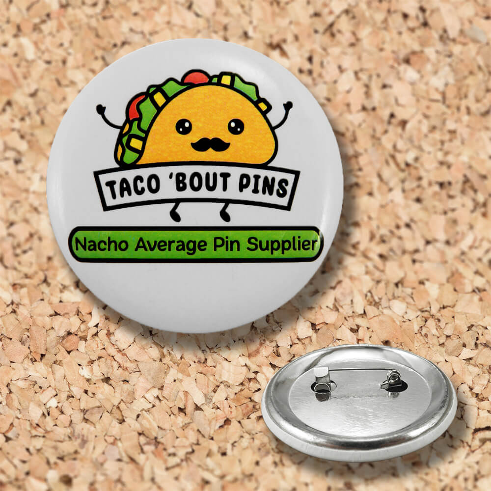 Button Pin with Side View